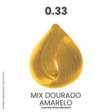 Coloração Profissional 60g Pro Color - 0.33 Mix Dourado Intenso