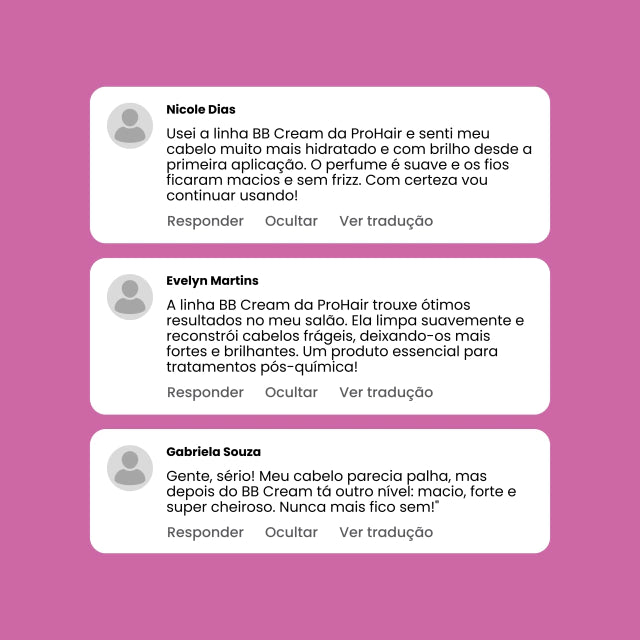 Máscara de Reconstrução Profunda BB Cream 1kg - Prohair