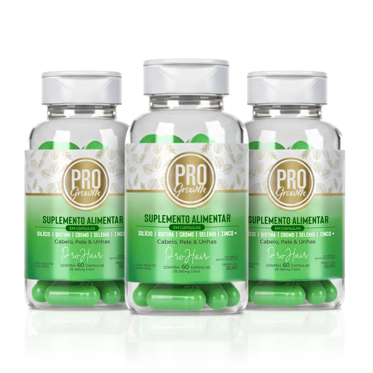 Kit Classic ProGrowth 7 Itens (250mL) + Escova Massageadora