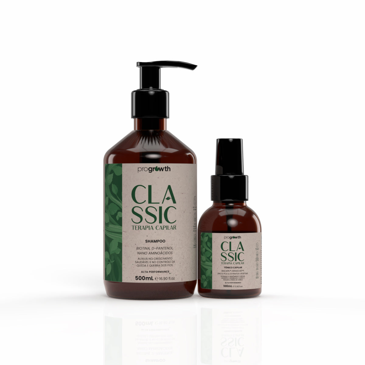 Kit Classic ProGrowth - Tônico + Shampoo 500mL
