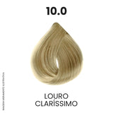 Coloração Profissional 60g Pro Color - 10.0 Louro Claríssimo