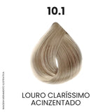 Coloração Profissional 60g Pro Color - 10.1 Louro Claríssimo Acinzentado