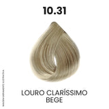 Coloração Profissional 60g Pro Color - 10.31 Louro Claríssimo Bege
