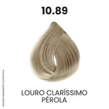Coloração Profissional 60g Pro Color - 10.89 Louro Claríssimo Pérola