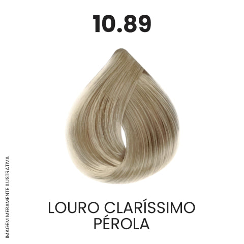 Coloração Profissional 60g Pro Color - 10.89 Louro Claríssimo Pérola