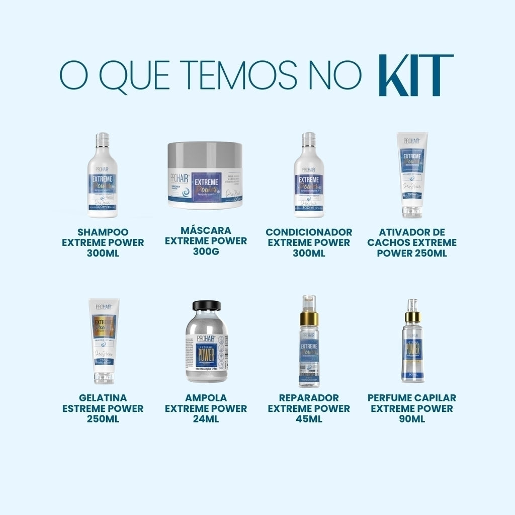 Kit Home Care Extreme Power Completo - Prohair