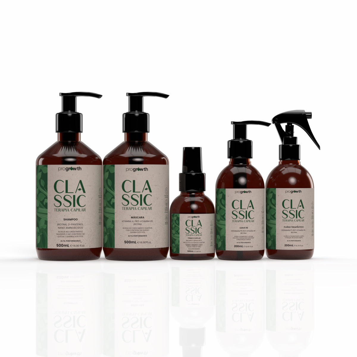 Kit Classic ProGrowth - 5 Itens (500mL)
