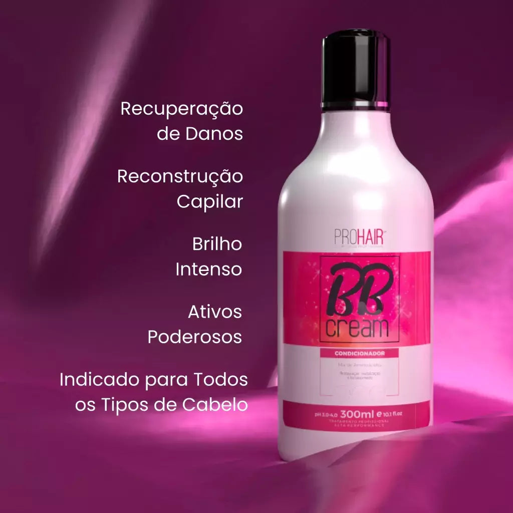 Condicionador de Reconstrução Profunda BB Cream 300mL - Prohair