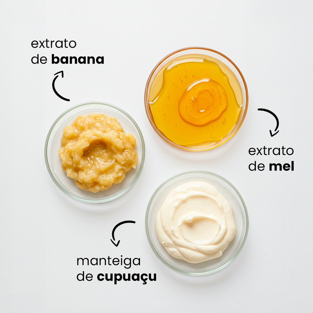 Kit Profissional de Nutrição Intensa Banana E Mel 3 itens- Prohair