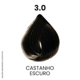 Coloração Profissional 60g Pro Color - 3.0 Castanho Escuro