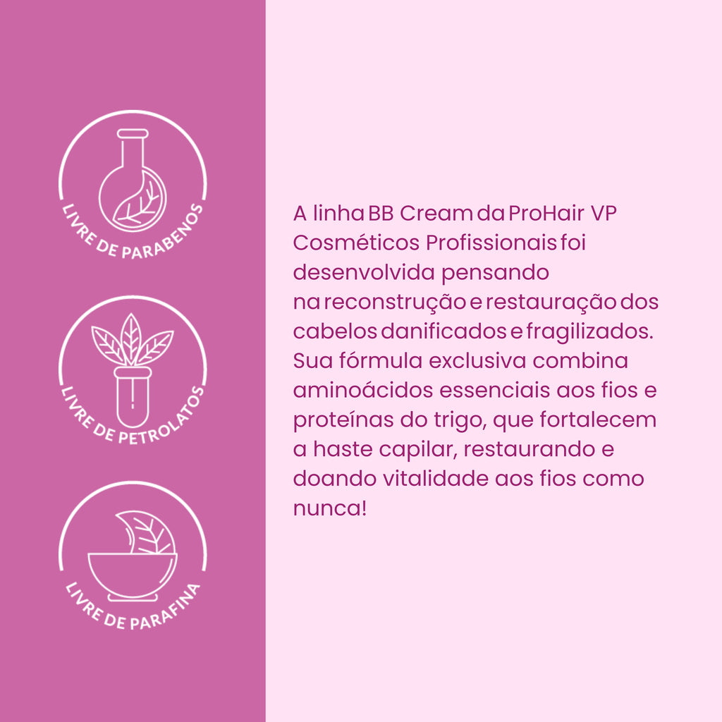 Restaurador de Reconstrução Profunda BB Cream 45mL - Prohair