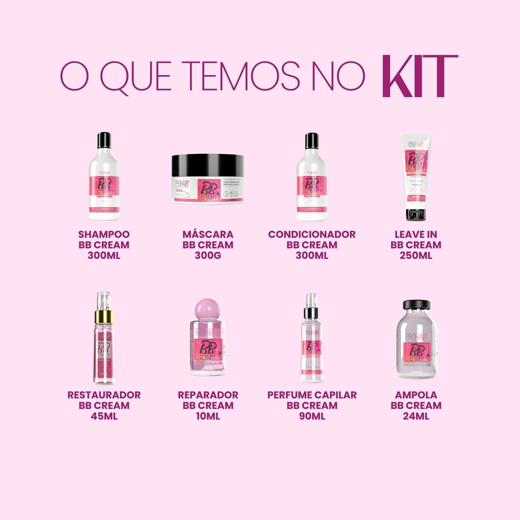 Kit Home Care BB Cream Completo - Prohair