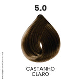Coloração Profissional 60g Pro Color - 5.0 Castanho Claro