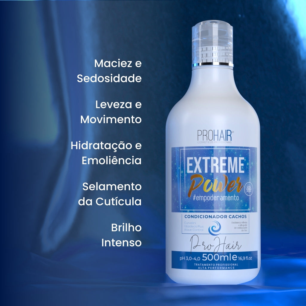 Condicionador Para Cachos Extreme Power 500mL - Prohair