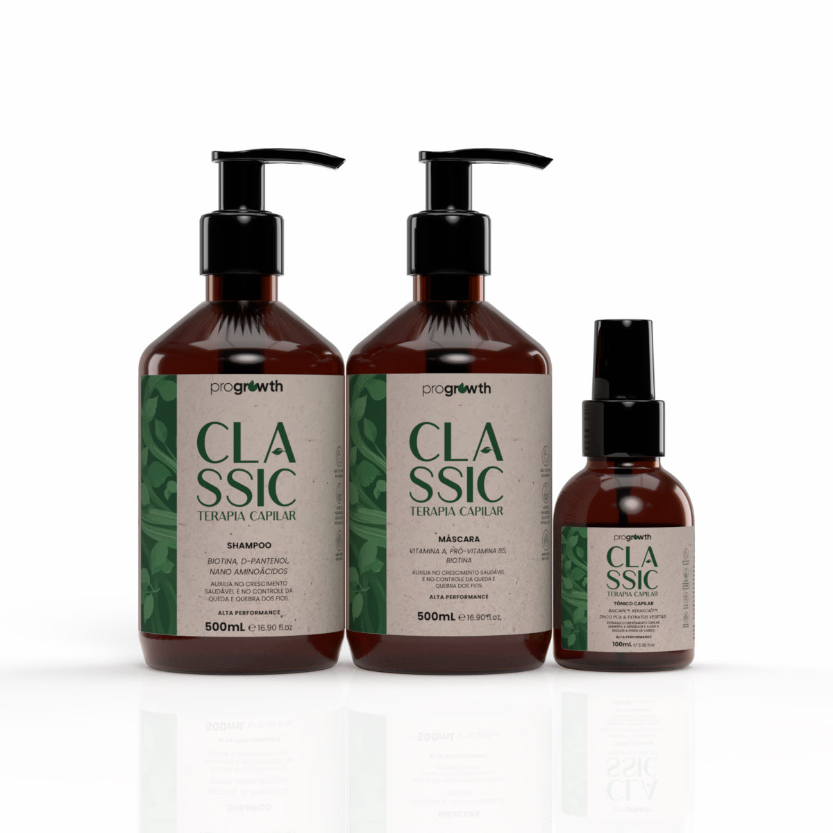 Kit Classic ProGrowth - 3 Itens (500mL)