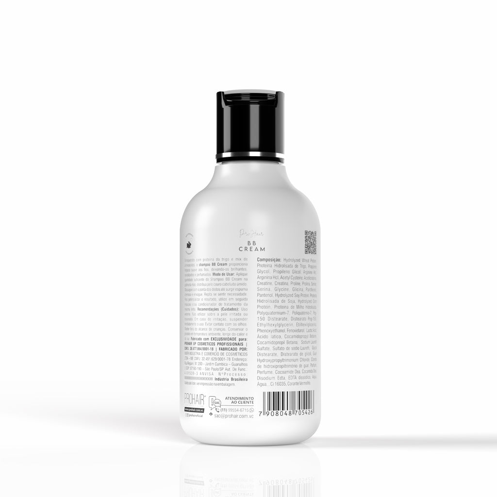 Shampoo de Reconstrução Profunda BB Cream 300mL - Prohair