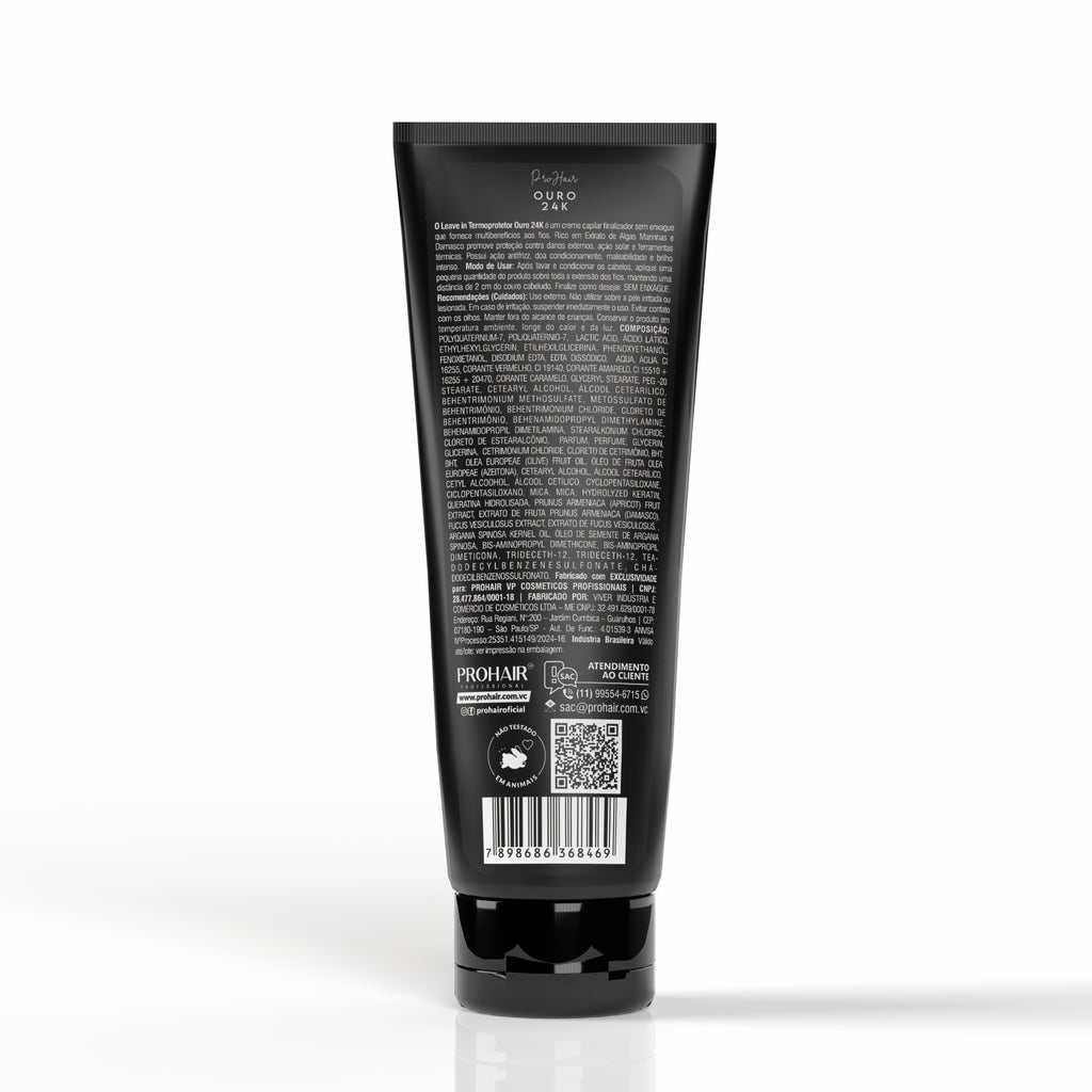 Leave In de Hidratação Ouro 24K 250ml - Prohair