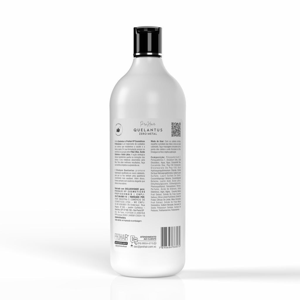 Shampoo Zero Metal Quelantus 1L - Prohair