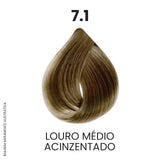 Coloração Profissional 60g Pro Color - 7.1 Louro Médio Acinzentado