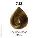 Coloração Profissional 60g Pro Color - 7.13 Louro Médio Mate