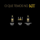 Kit Home Care de Hidratação Ouro 24K 3 Itens - Prohair