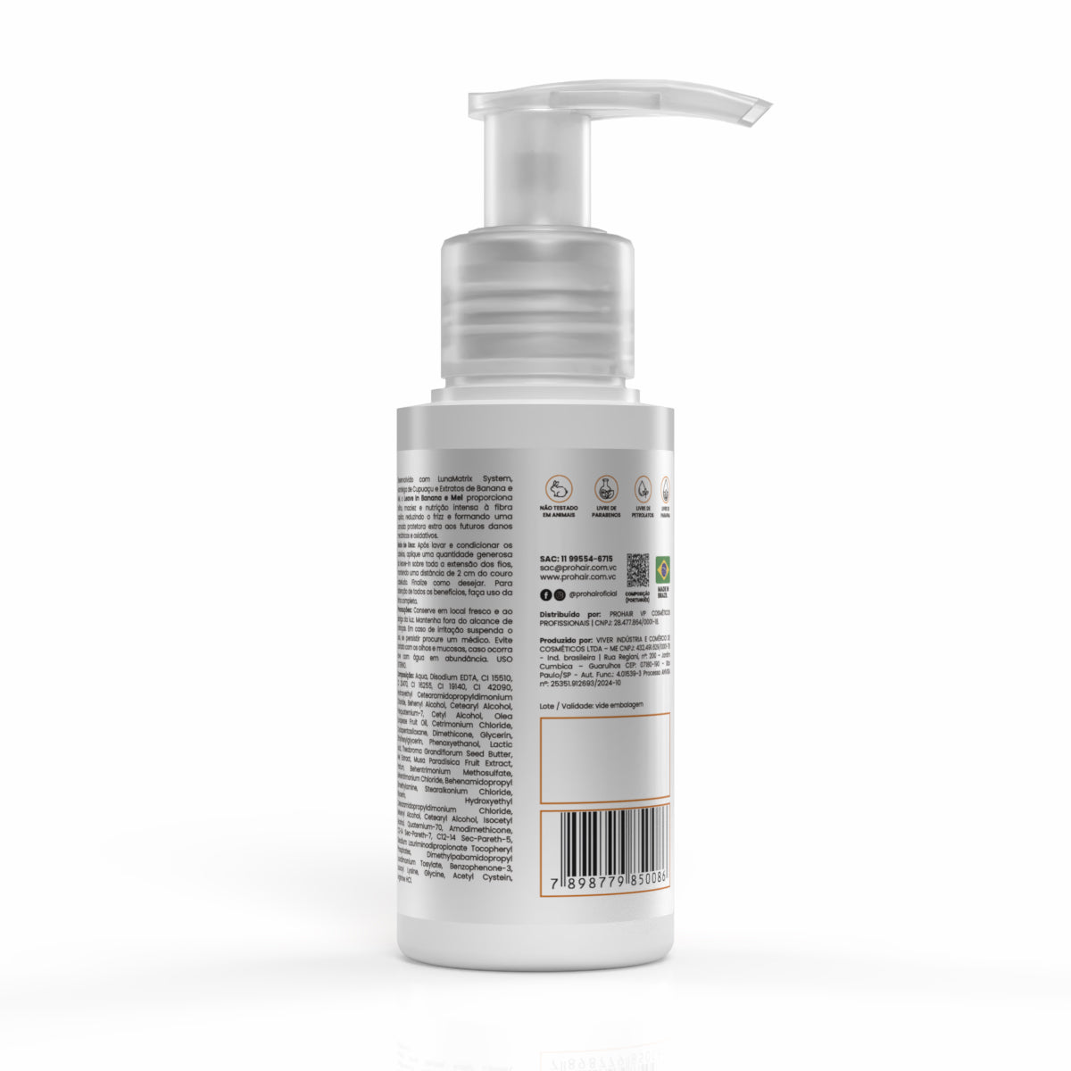 Leave In de Nutrição Intensa Banana e Mel 90mL - Prohair