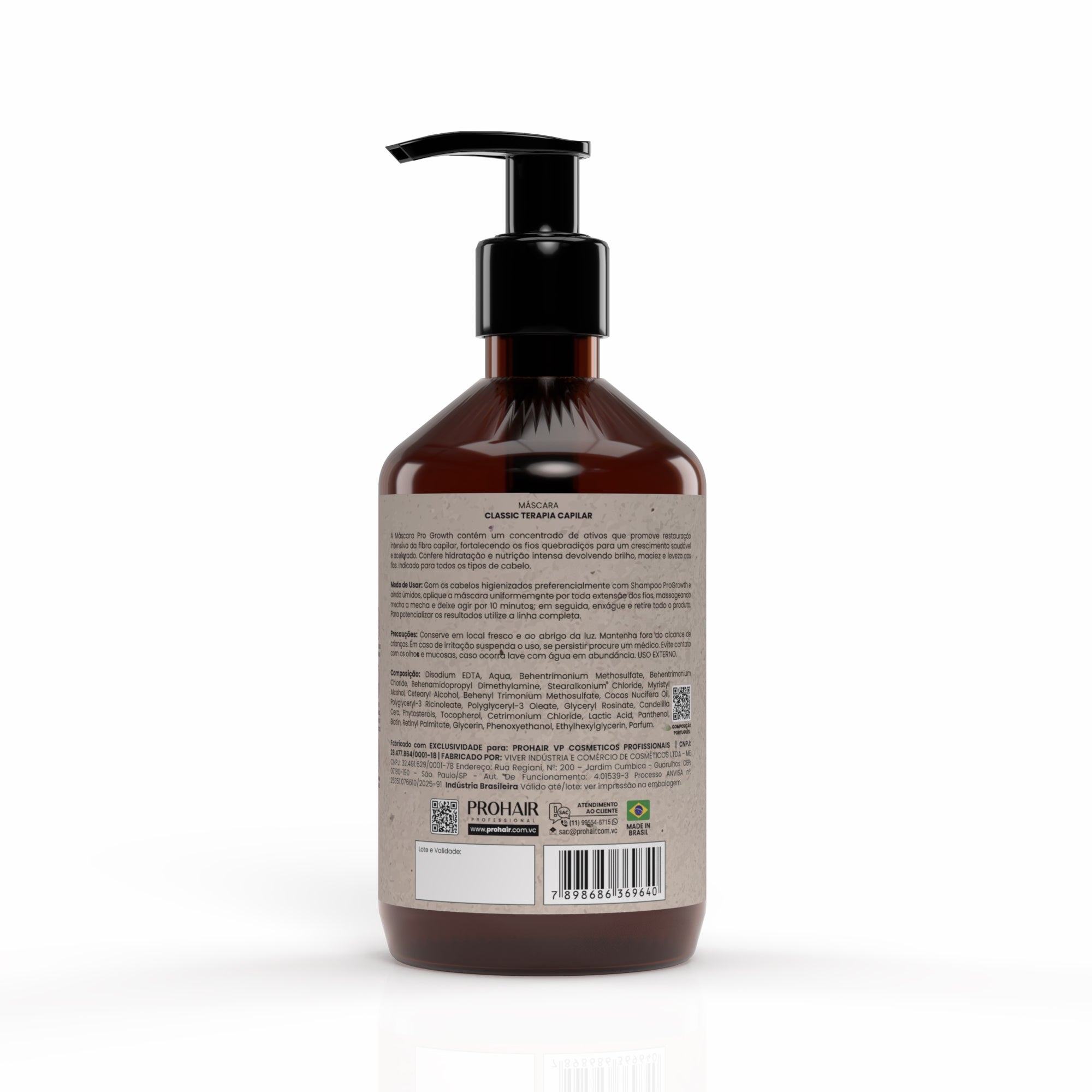 Máscara para Crescimento Capilar ProGrowth Classic 500mL