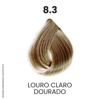 Coloração Profissional 60g Pro Color - 8.3 Louro Claro Dourado