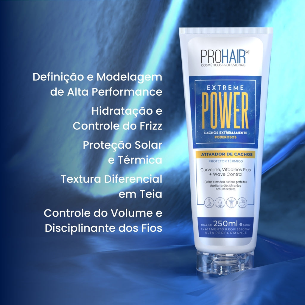 Ativador de Cachos Extreme Power 250mL - Prohair