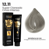 Coloração Profissional 60g Pro Color - 12.11 Super Clareador Cinza Intenso