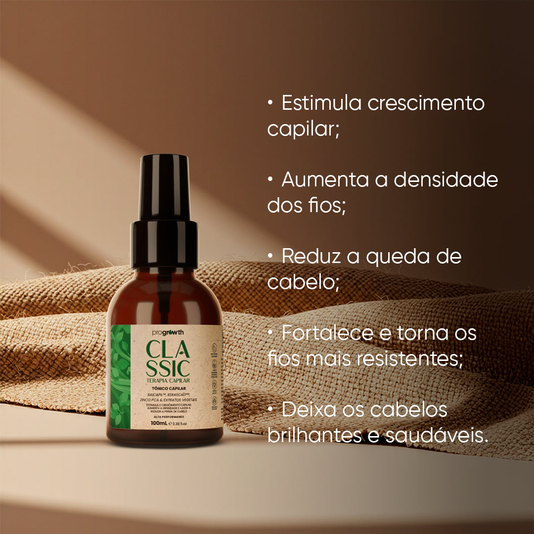 Tônico para Crescimento Capilar ProGrowth Classic 100mL