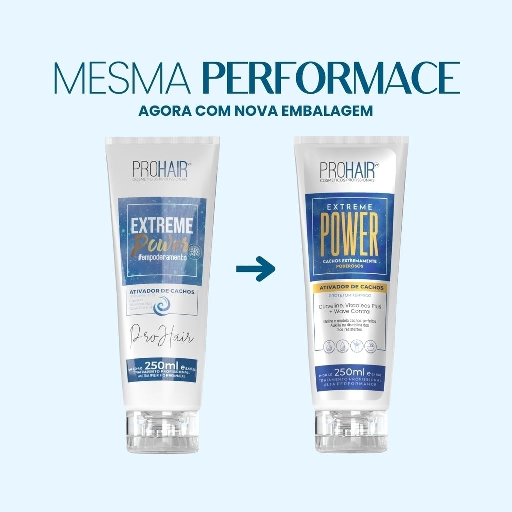 Ativador de Cachos Extreme Power 250mL - Prohair