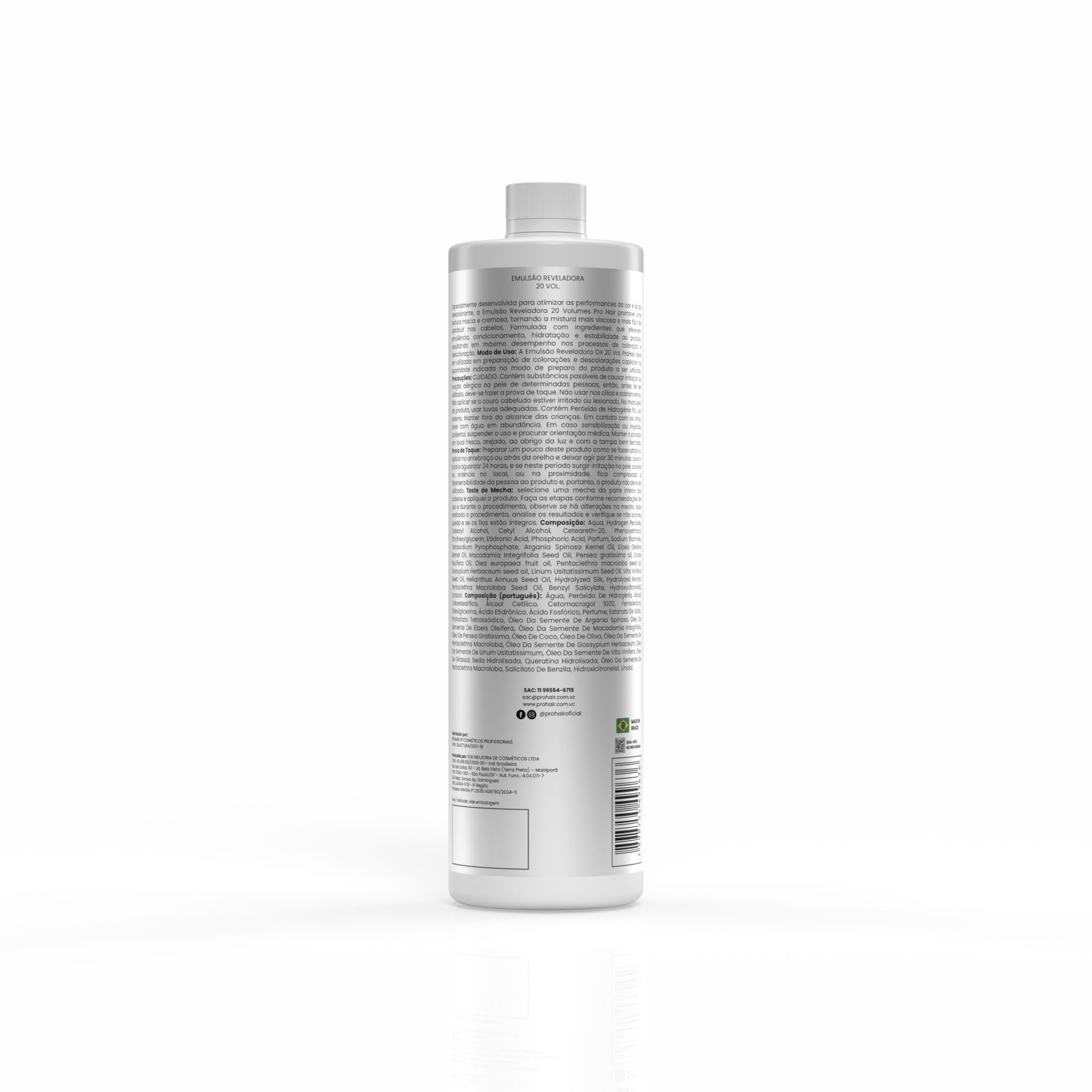 Água Oxigenada OX 20 Volumes 900mL - Prohair