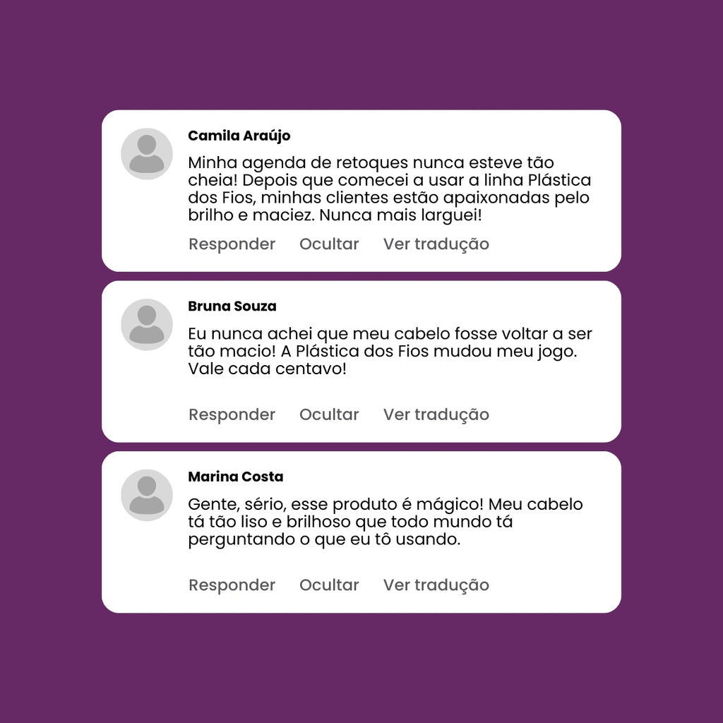 Kit Profissional Pós Progressiva Plástica Dos Fios Completo - Prohair