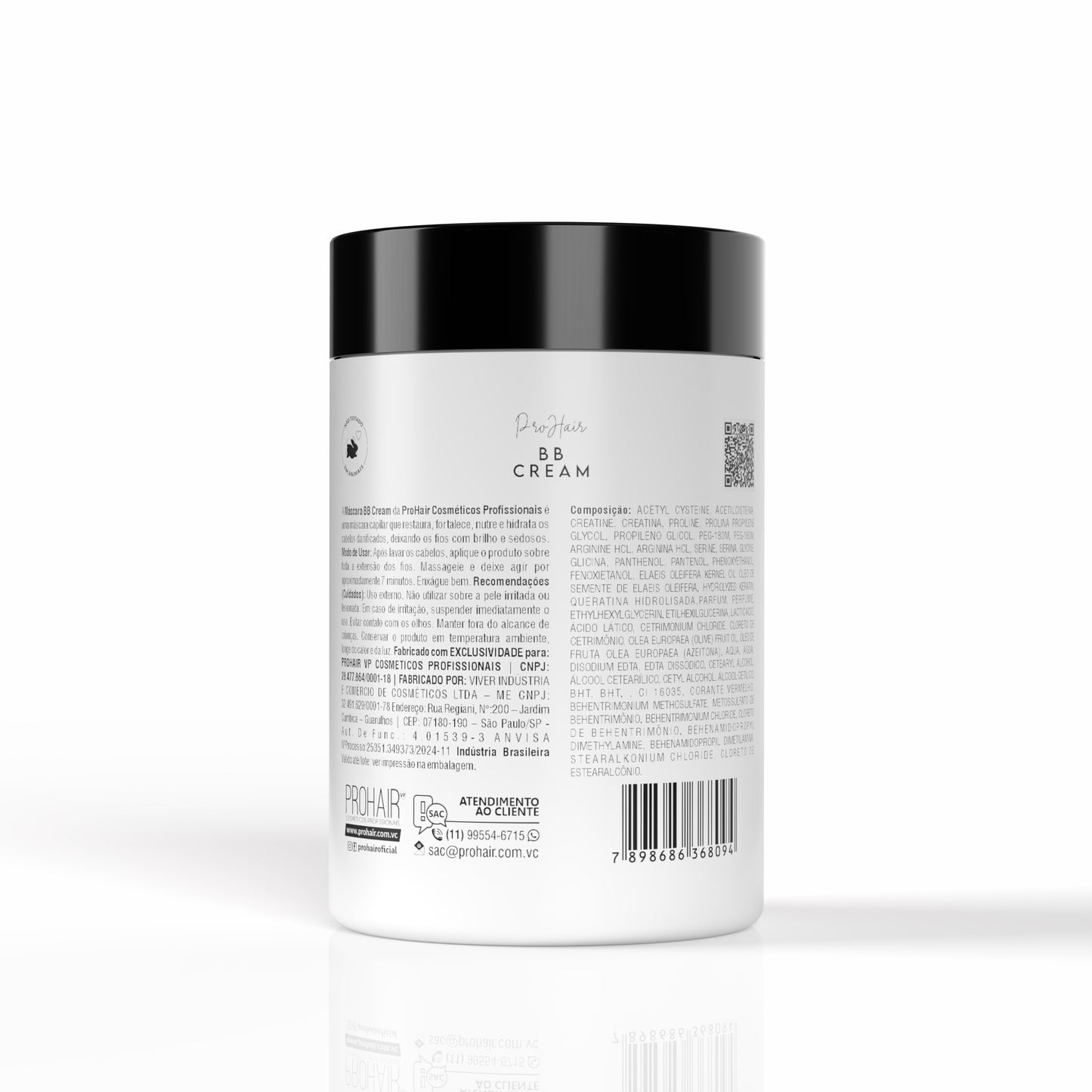 Máscara de Reconstrução Profunda BB Cream 1kg - Prohair