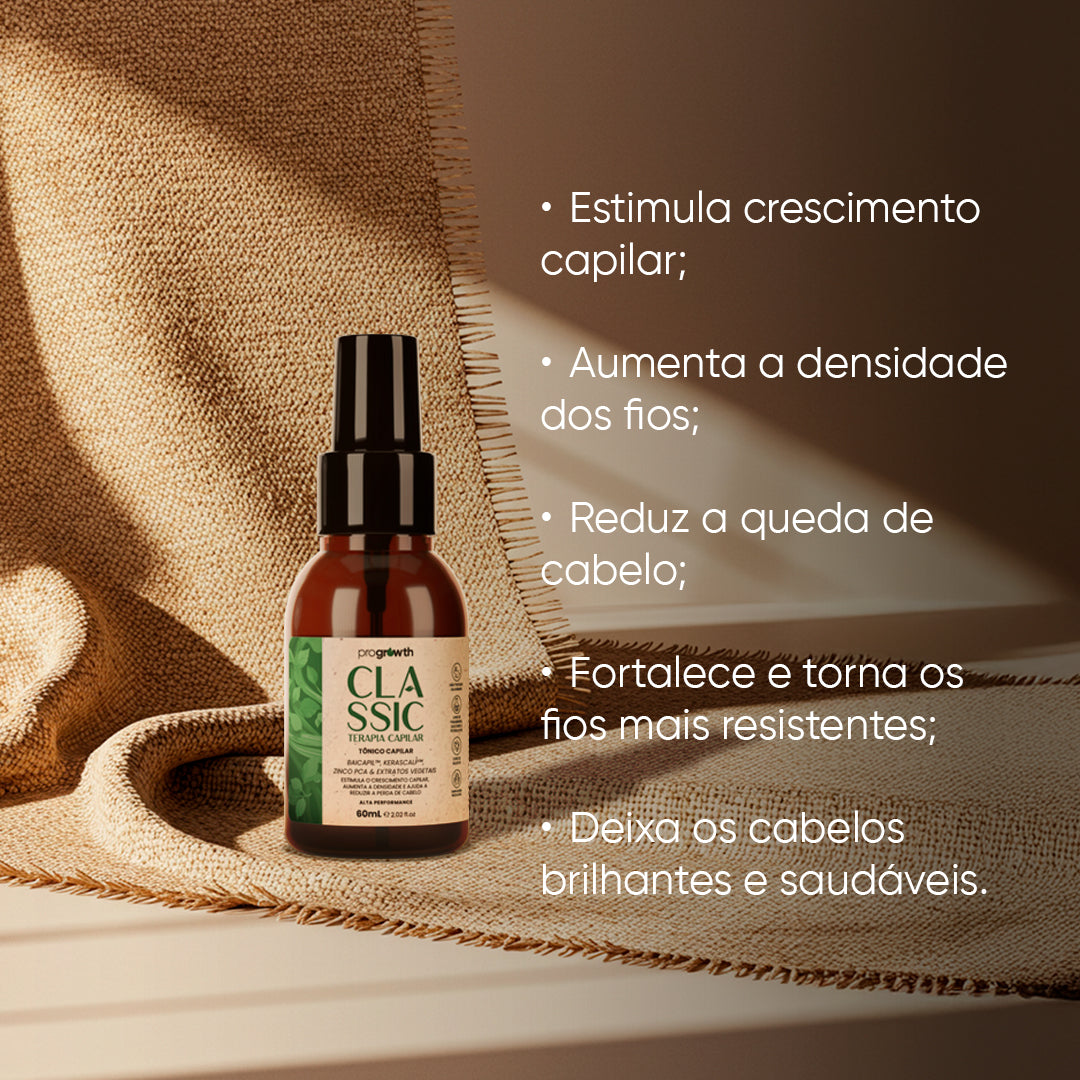 Tônico para Crescimento Capilar ProGrowth Classic 60mL