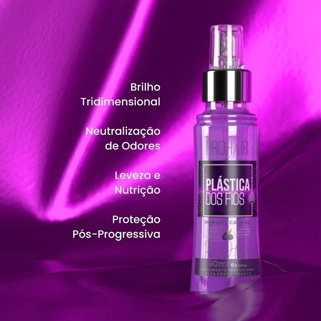 Perfume Capilar Pós Progressiva Plástica dos Fios 90mL - Prohair