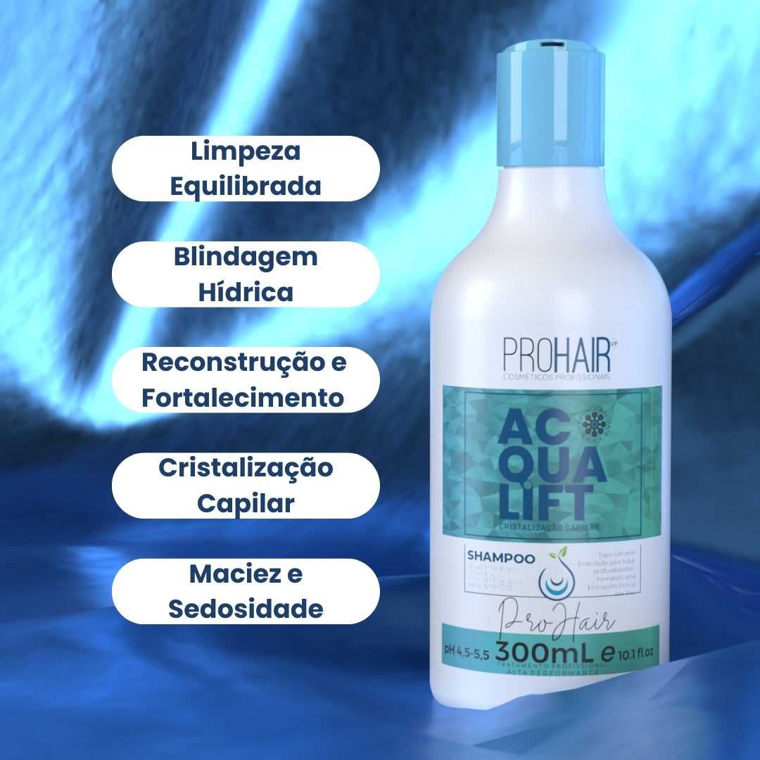 Kit Profissional de Hidroreconstrução 3 Itens Acqualift - Prohair