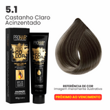 Coloração Profissional 60g Pro Color - 5.1 Castanho Claro