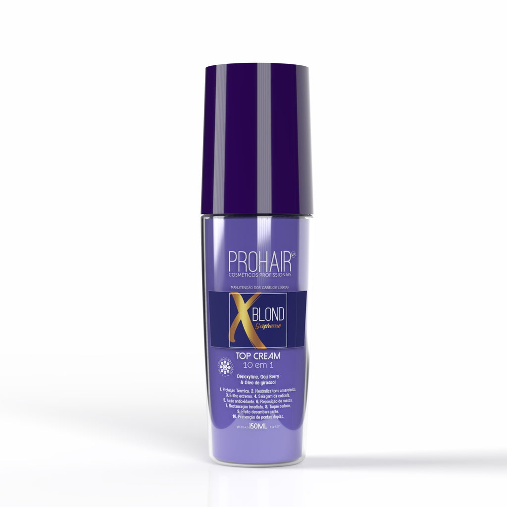 Fluido Top Cream 10 em 1 Xblond Supreme 150mL - Prohair