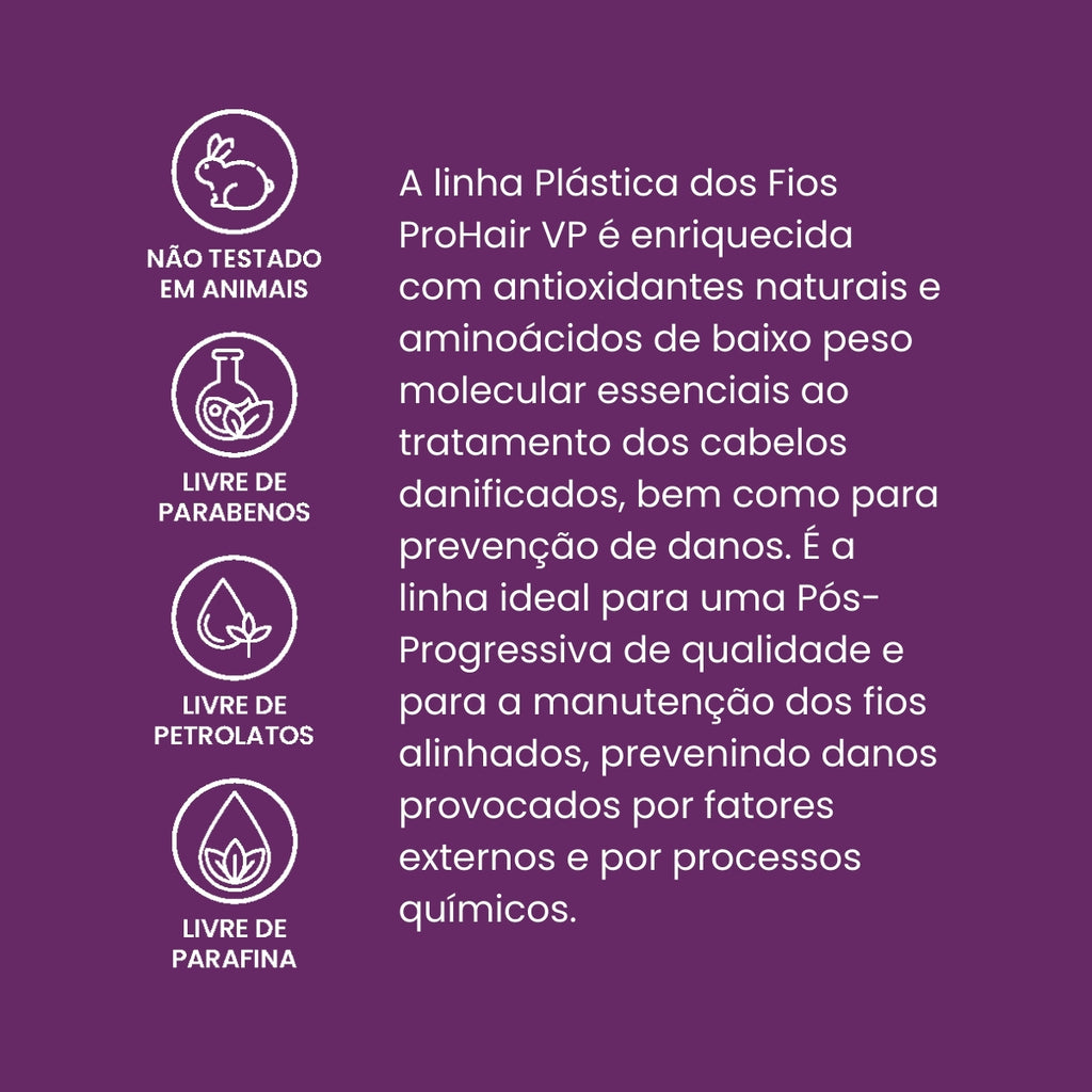 Ampola Pós Progressiva Plástica dos Fios 24mL - Prohair