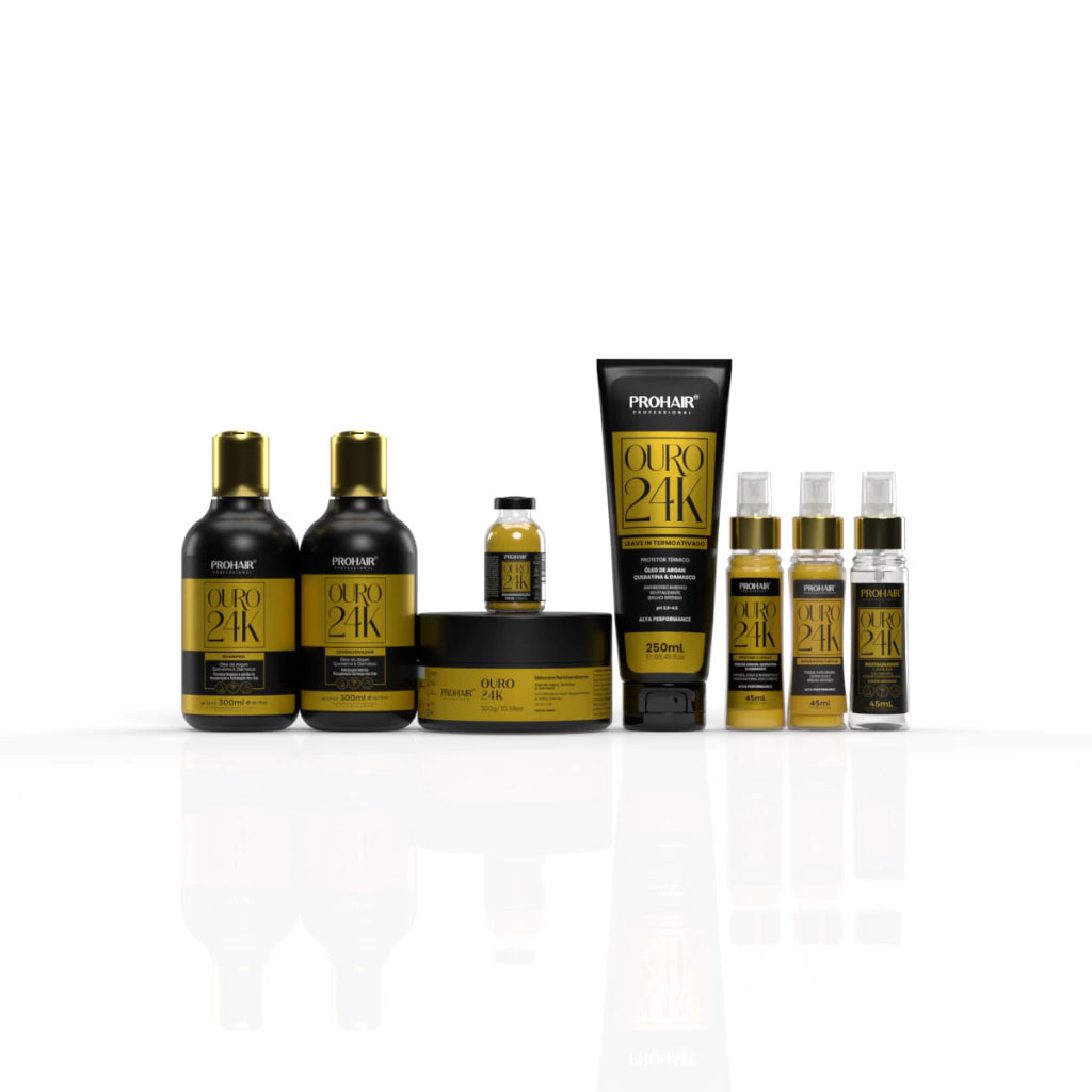 Kit Home Care de Hidratação Ouro 24K Completo - Prohair