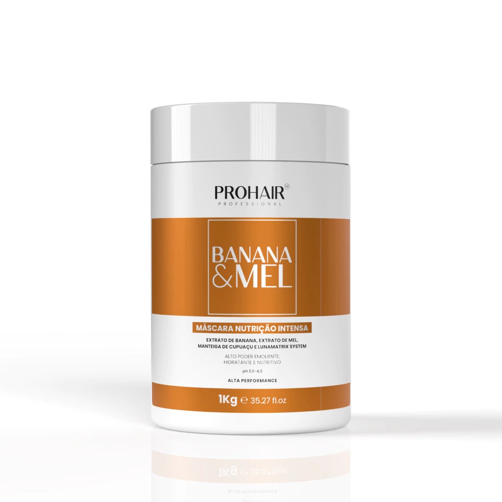 Máscara de Nutrição Intensa Banana e Mel 1kg - Prohair