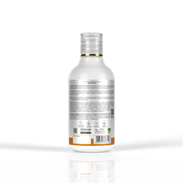 Shampoo de Nutrição Intensa Banana e Mel 300mL - Prohair